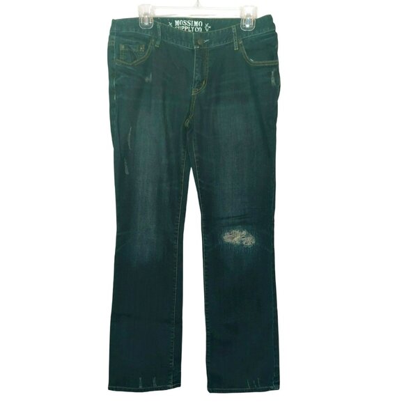 Mossimo Supply Co Size 13 Bootcut Distressed Jeans - Picture 1 of 11
